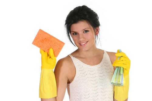 Freshly cleaned curtains improving indoor air quality and room appearance